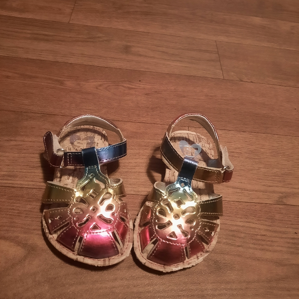 SOLD Stride Rite Rainbow Sandals, Size 4 Baby